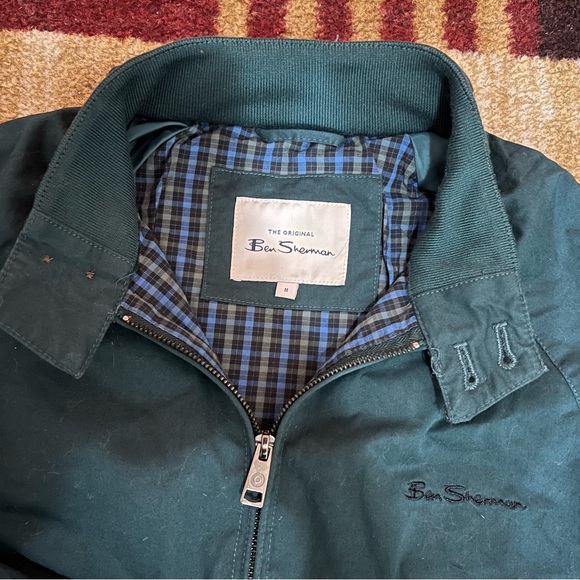 Ben Sherman Forest Green Men's Work Jacket - Picture 1 of 4